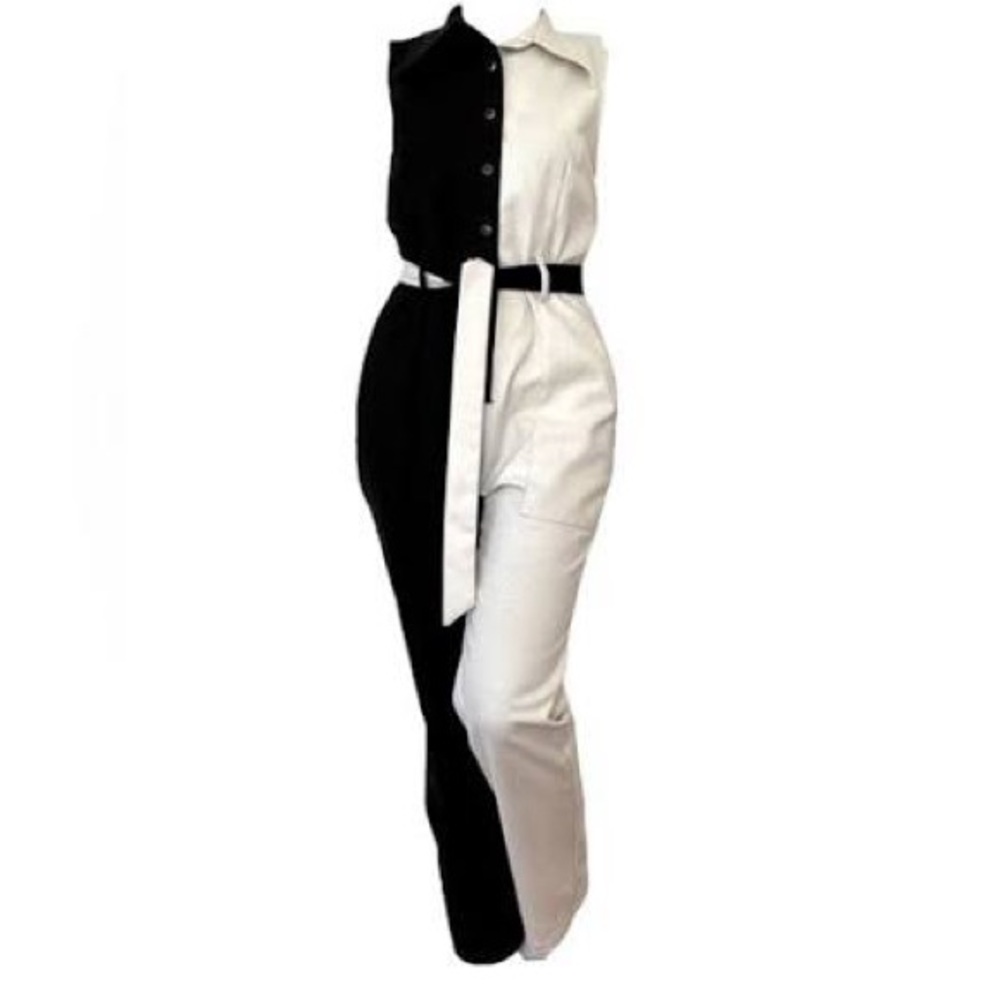 Fashion Brand Company Director’s Black and White Jumpsuit - Picture 5 of 10